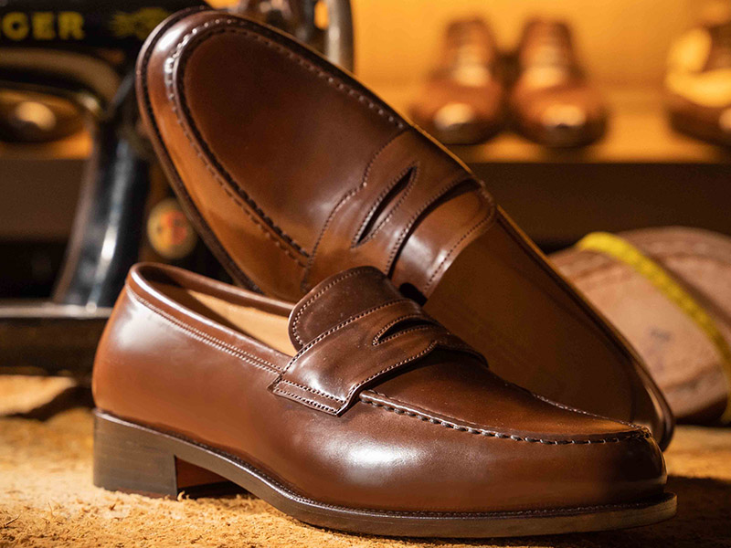 SHELL CORDOVAN馬臀皮便士樂福鞋